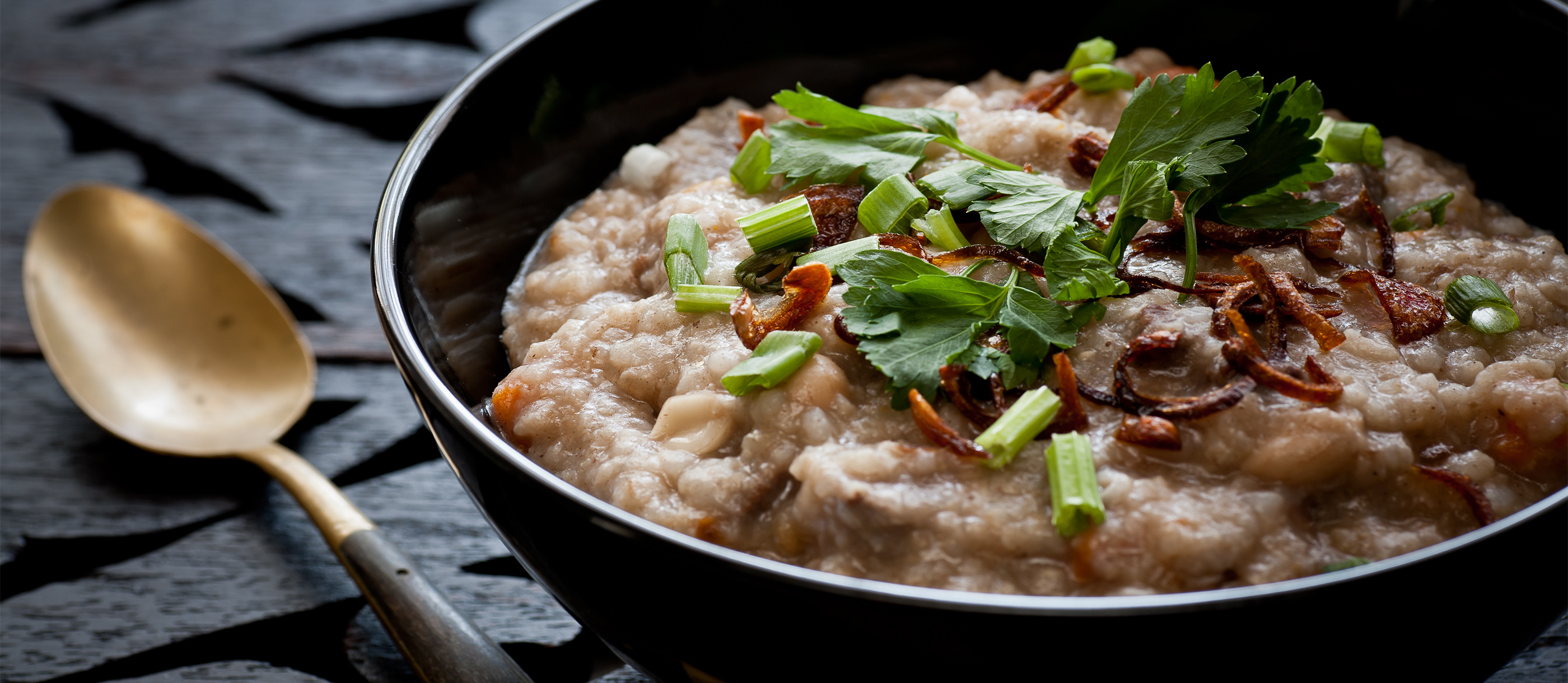 Bubur Lambuk Traditional Porridge From Malaysia Southeast Asia