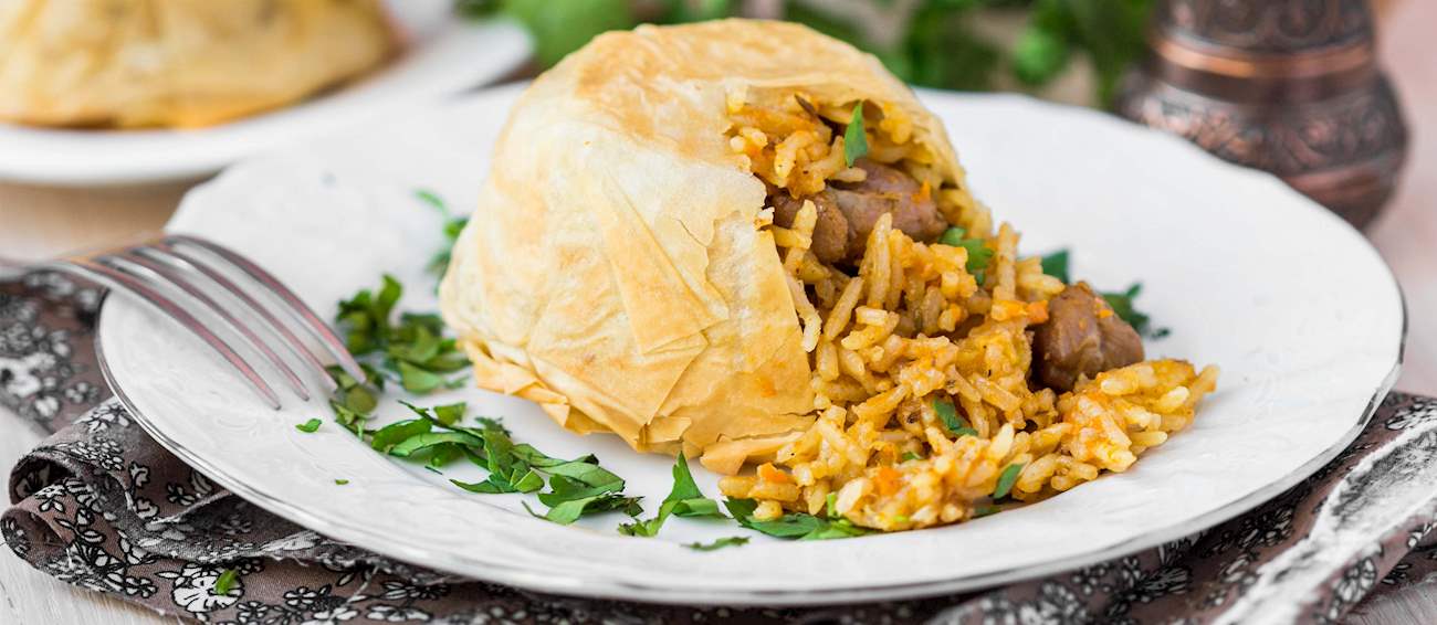 Shah Pilaf Traditional Rice Dish From Azerbaijan, Eastern Europe