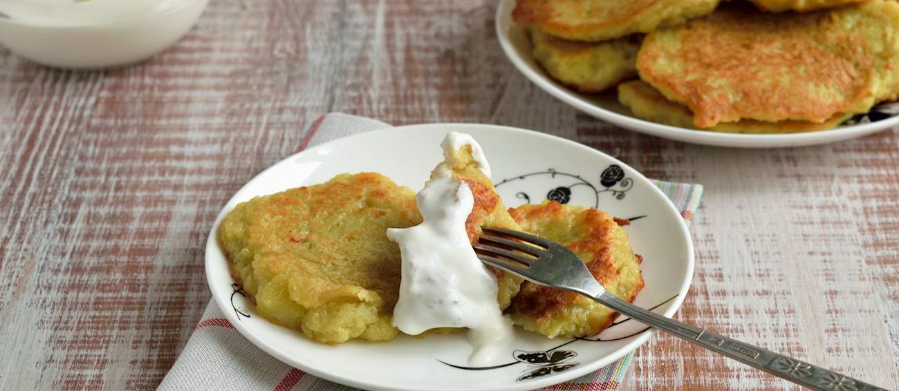 Deruny Traditional Pancake From Ukraine, Eastern Europe