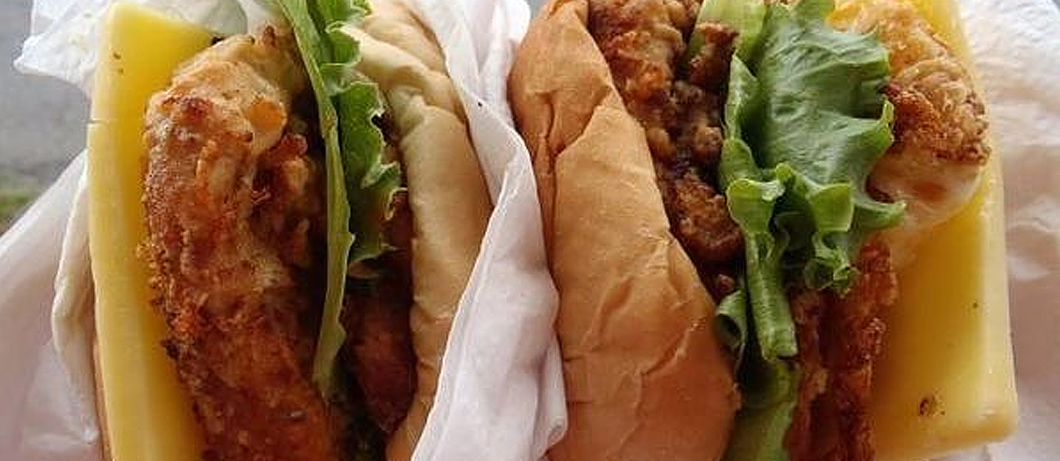 Flying Fish Cutters Traditional Sandwich From Barbados, Caribbean