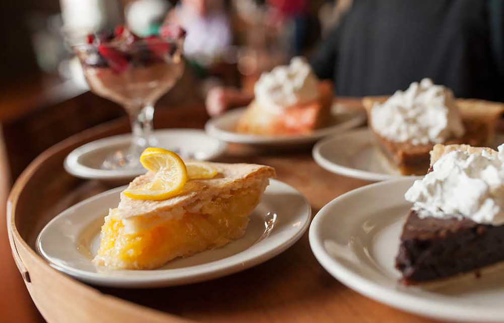 Shaker Lemon Pie In The Trustee's Office at Shaker Village of Pleasant