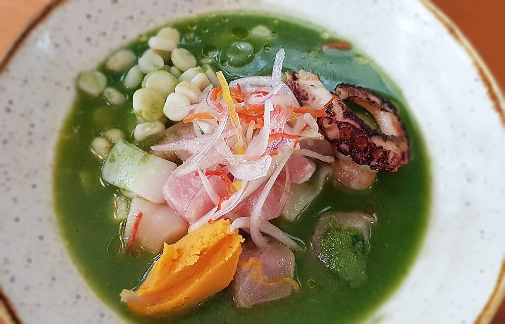 Ceviche Mixto Traditional Seafood From Peru