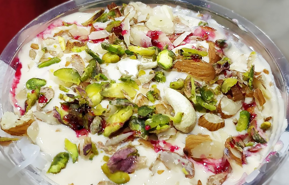 Kulfi Falooda Traditional Frozen Dessert From Northern India, India