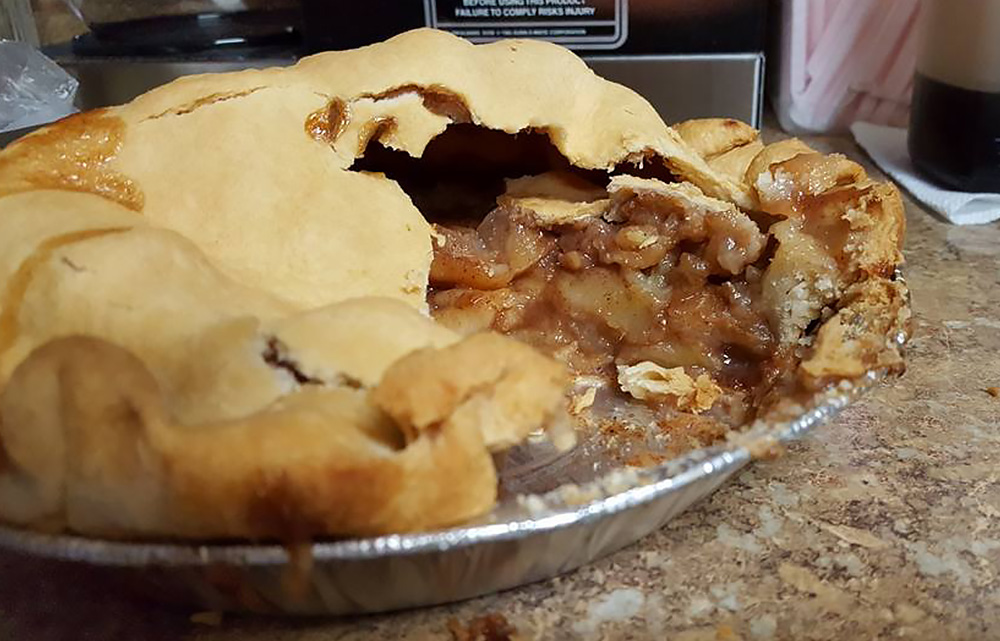 Cheddar Cheese Apple Pie Traditional Sweet Pie From New England