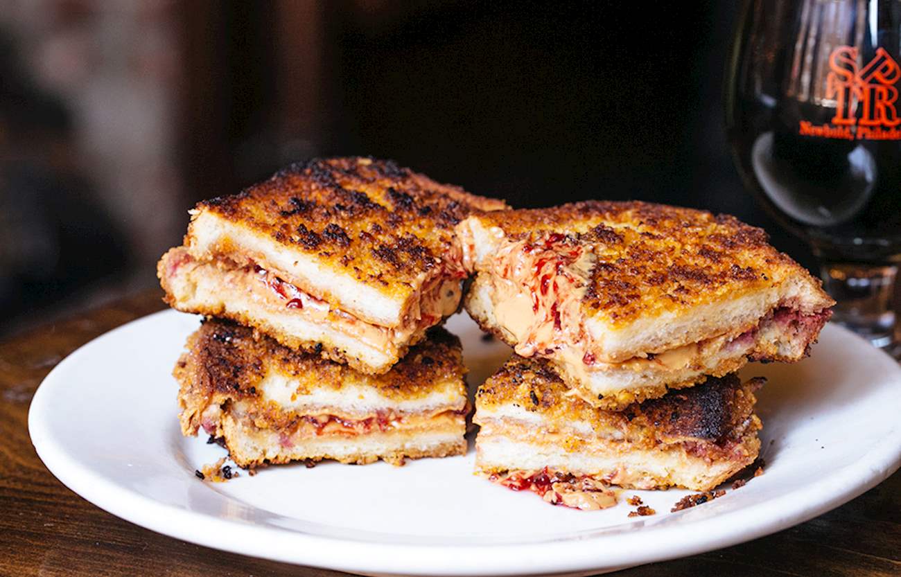 Peanut Butter And Jelly Sandwich In South Philadelphia Tap Room TasteAtlas