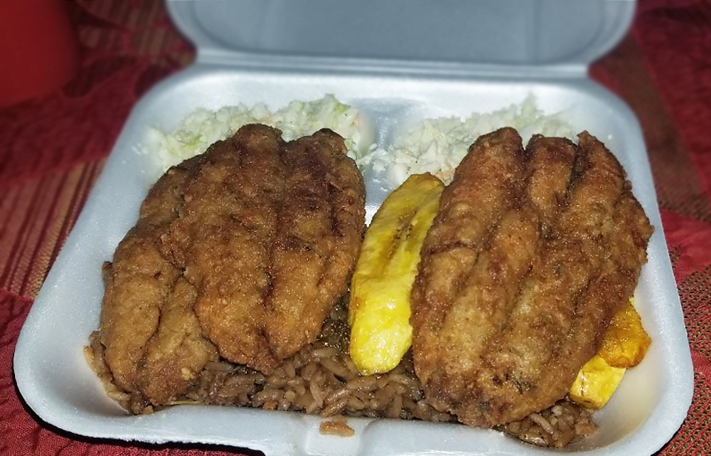 Flying Fish Cutters Traditional Sandwich From Barbados, Caribbean