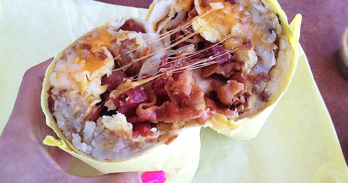 Breakfast Burrito In Lucky Boy TasteAtlas authentic