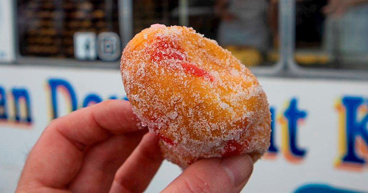 Hot Jam Donuts In American Doughnut Kitchen TasteAtlas authentic restaurants