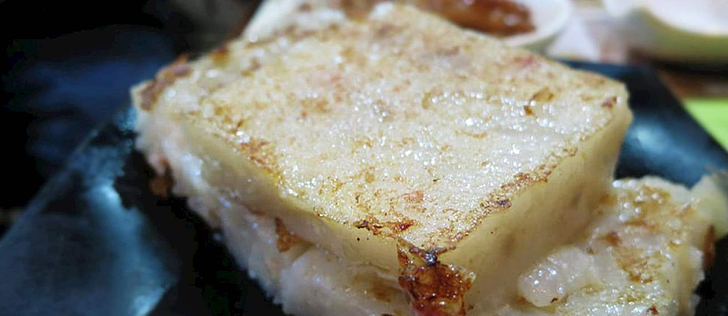 Turnip Cake Traditional Snack From China