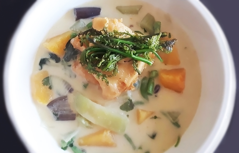 Fish Lolo Traditional Stew From Fiji