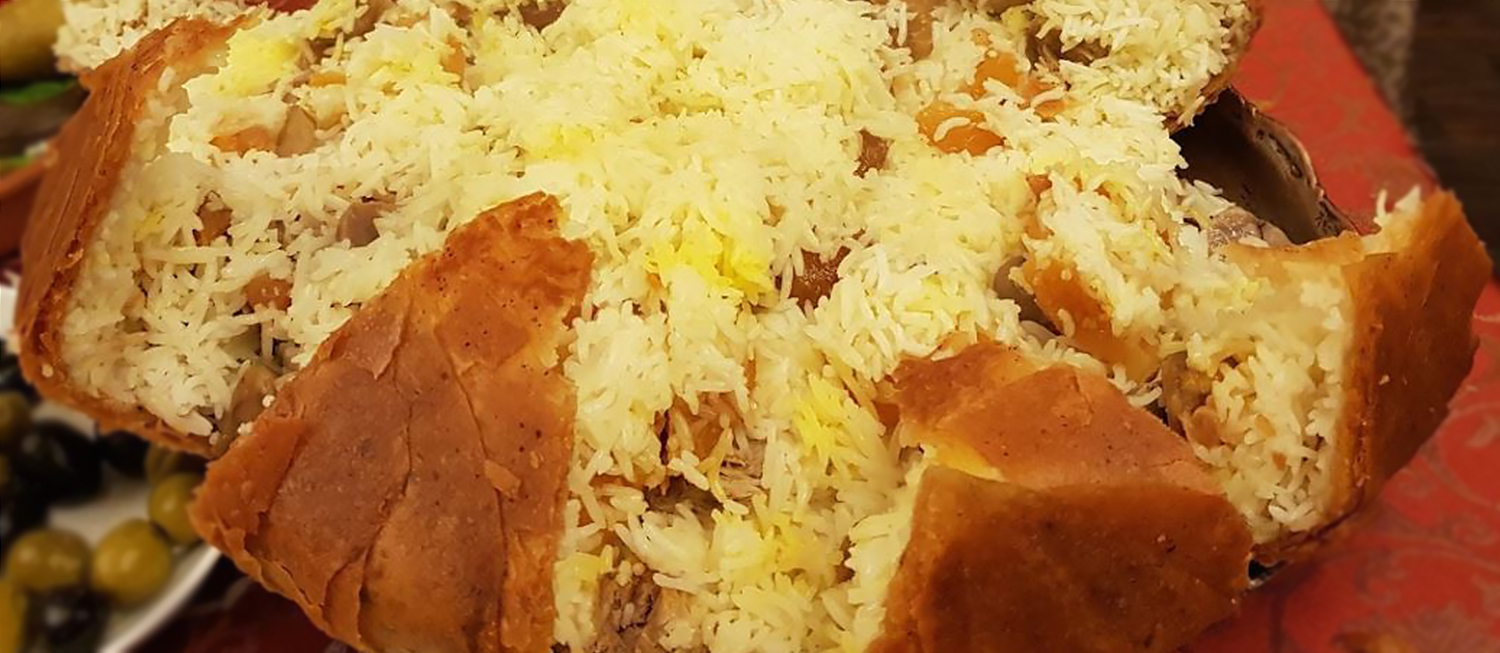 Shah Pilaf Traditional Rice Dish From Azerbaijan, Eastern Europe