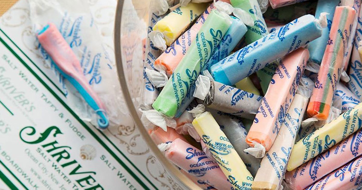 Saltwater Taffy In Shriver's TasteAtlas authentic