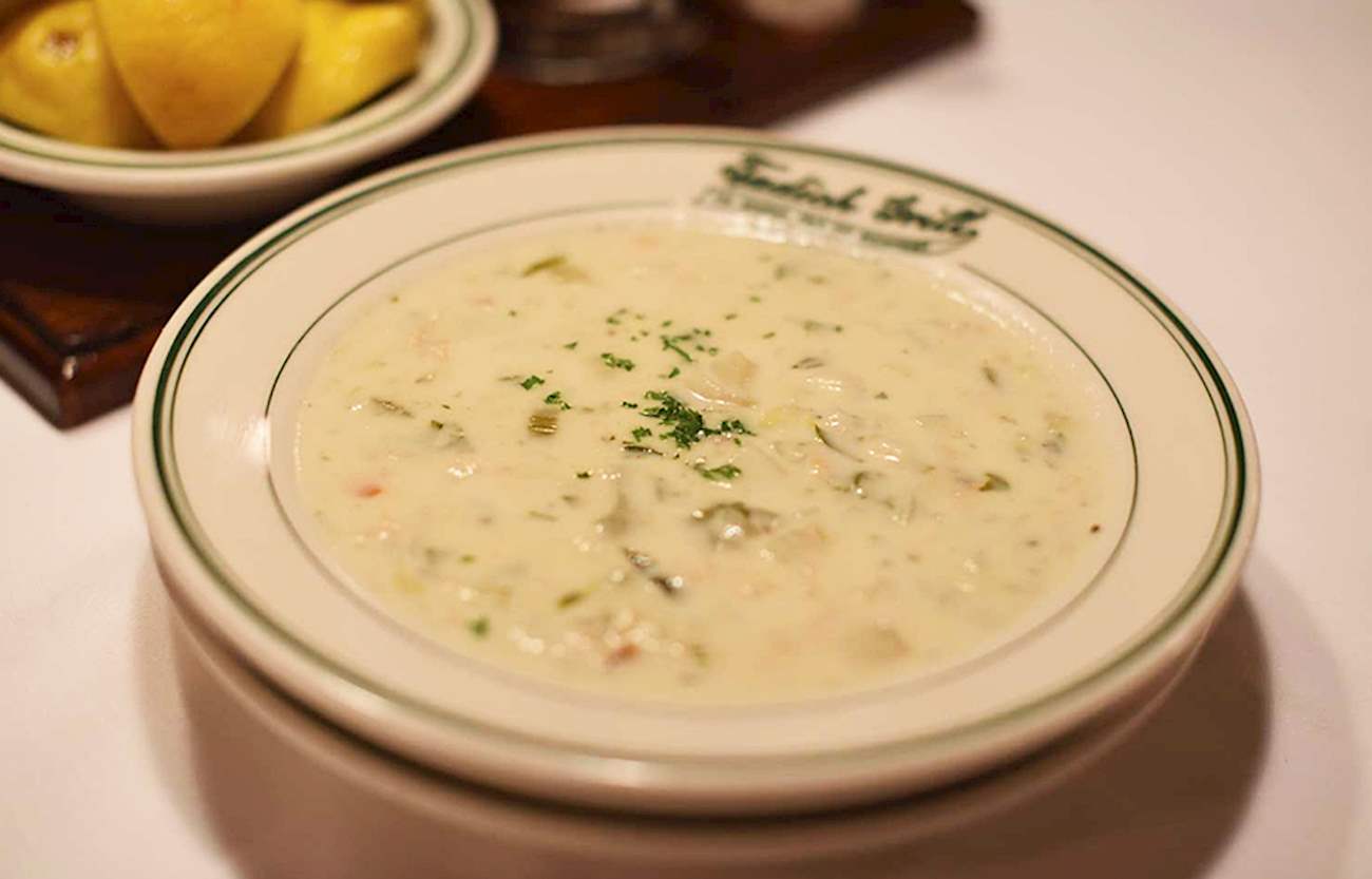 New England Clam Chowder In Tadich Grill TasteAtlas