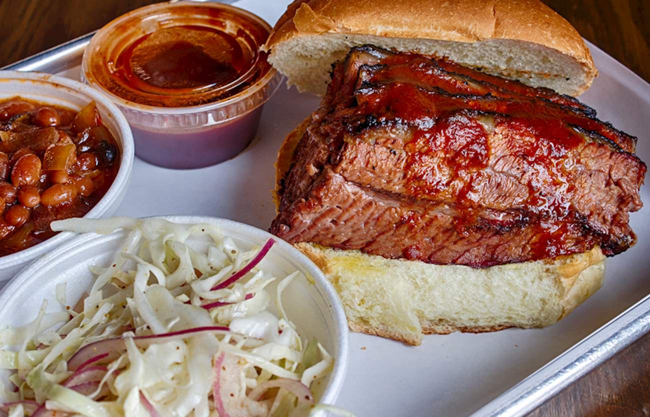 Texas Brisket Sandwich In Smoque BBQ TasteAtlas