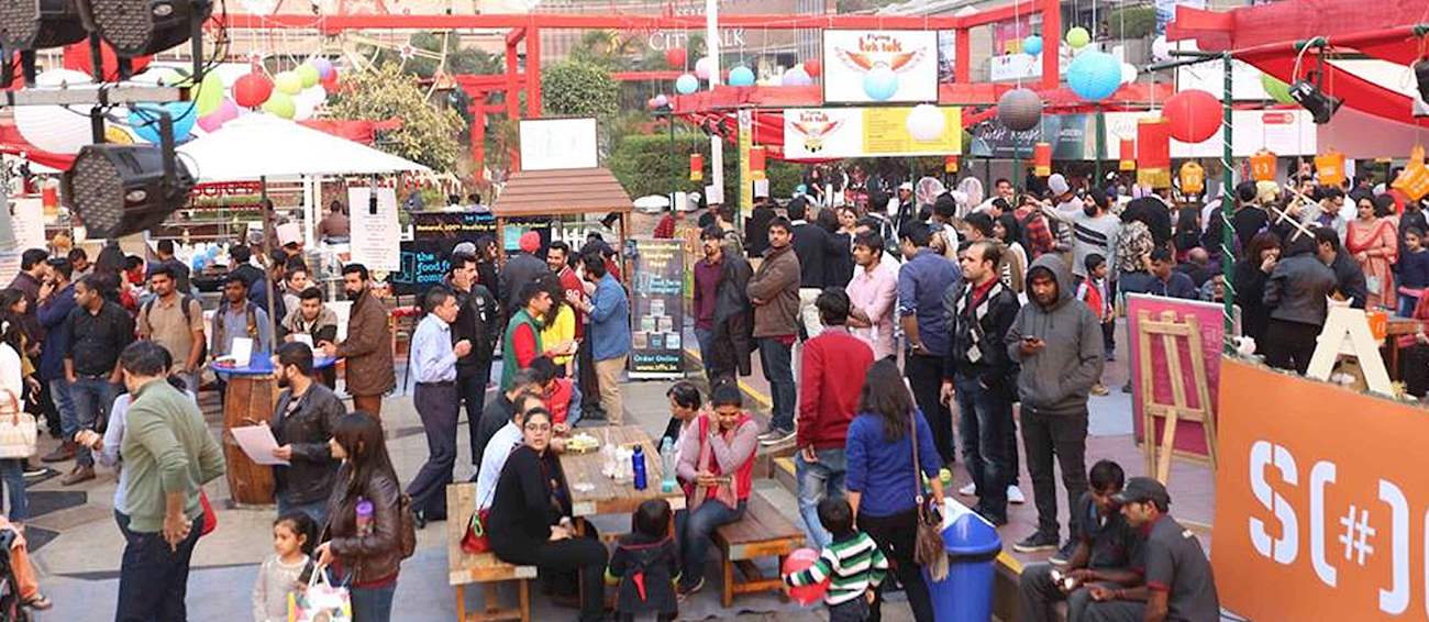 Asian Hawkers Market Winter International food festival in New Delhi