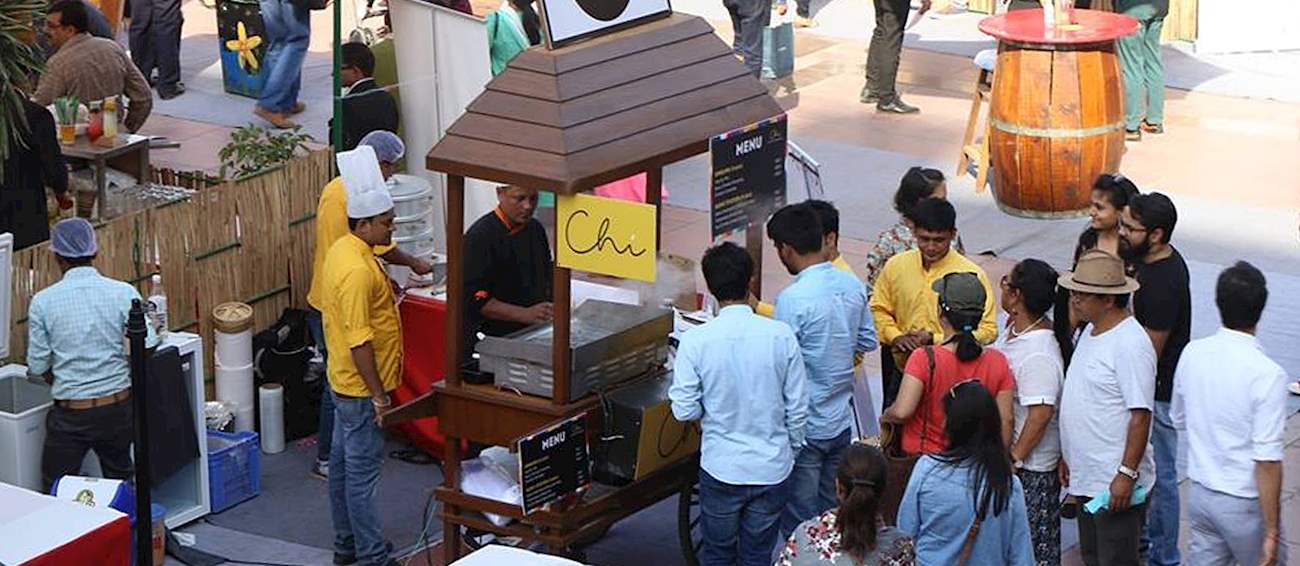 Asian Hawkers Market Autumn International food festival in New Delhi