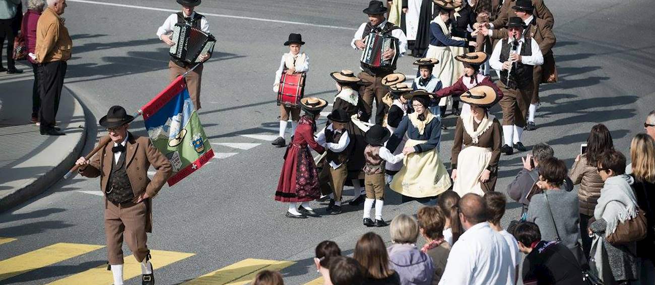 Bagnes Capitale de la raclette Cheese festival in Le Châble Where