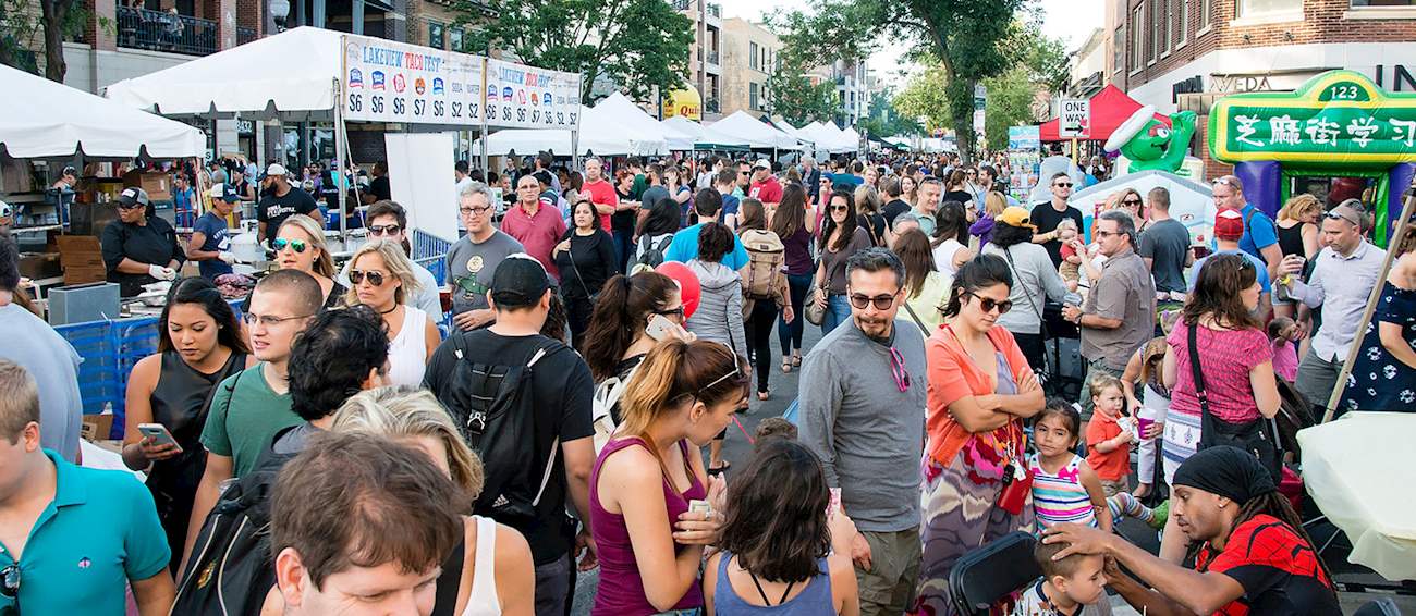 Lakeview Taco Fest International food festival in Chicago Where