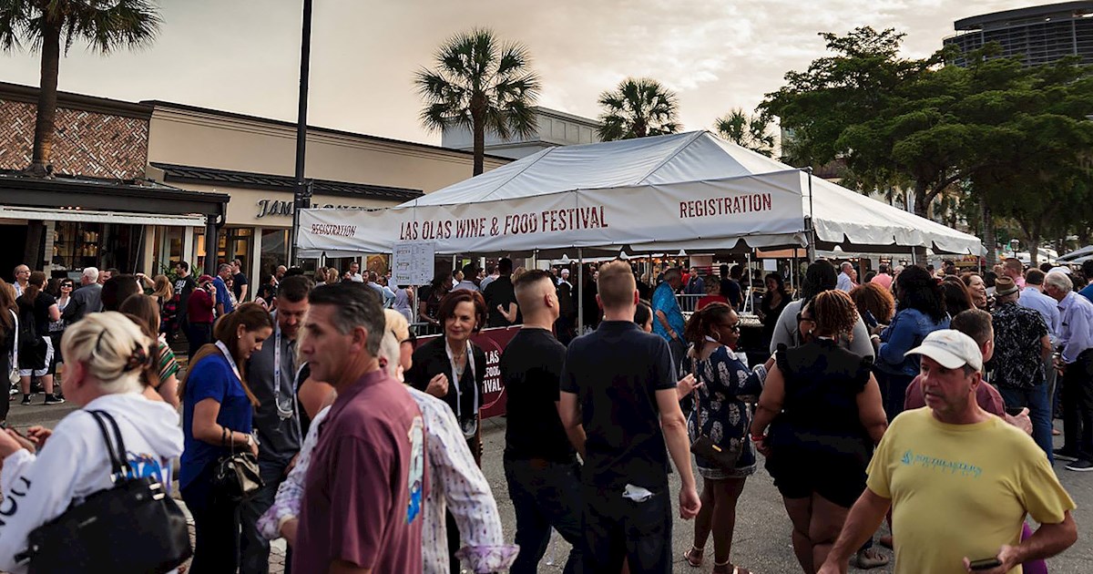 Las Olas Wine and Food Festival International food festival in Fort