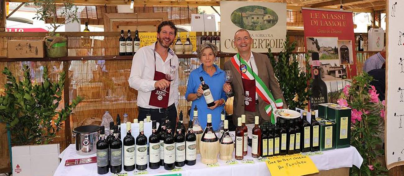 Expo del Chianti Classico Wine festival in Greve in Chianti Where