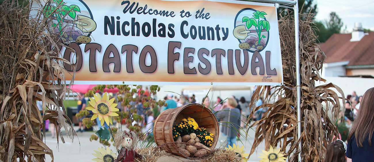 Nicholas County Potato Festival Vegetable festival in Summersville