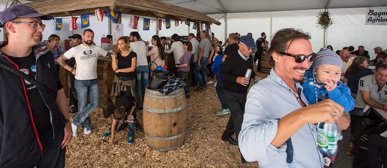 Bagnes Capitale de la raclette Cheese festival in Le Châble Where