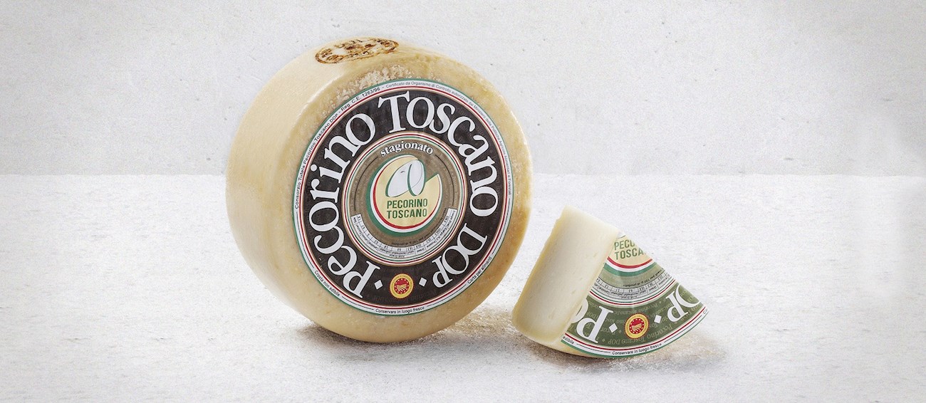 Pecorino Toscano Local Cheese From Tuscany, Italy