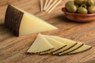 Manchego Fresco Local Cheese From Castilla La Mancha Spain