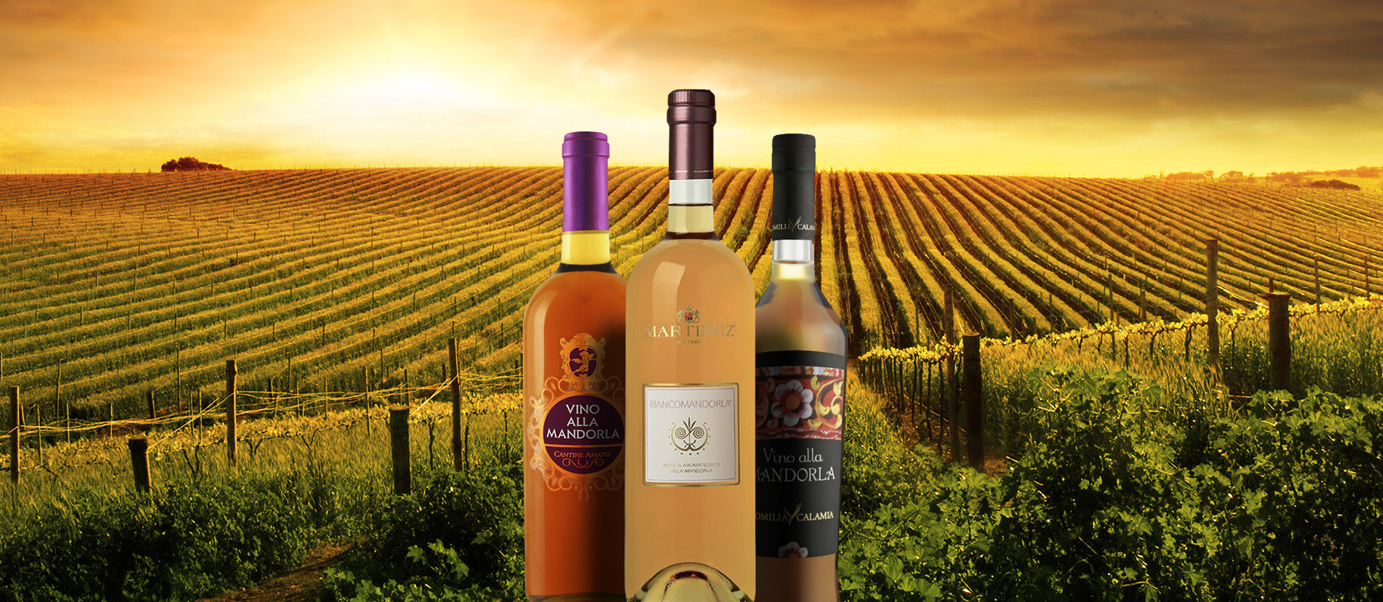 Vino Alla Mandorla Local Dessert Wine From Sicily, Italy