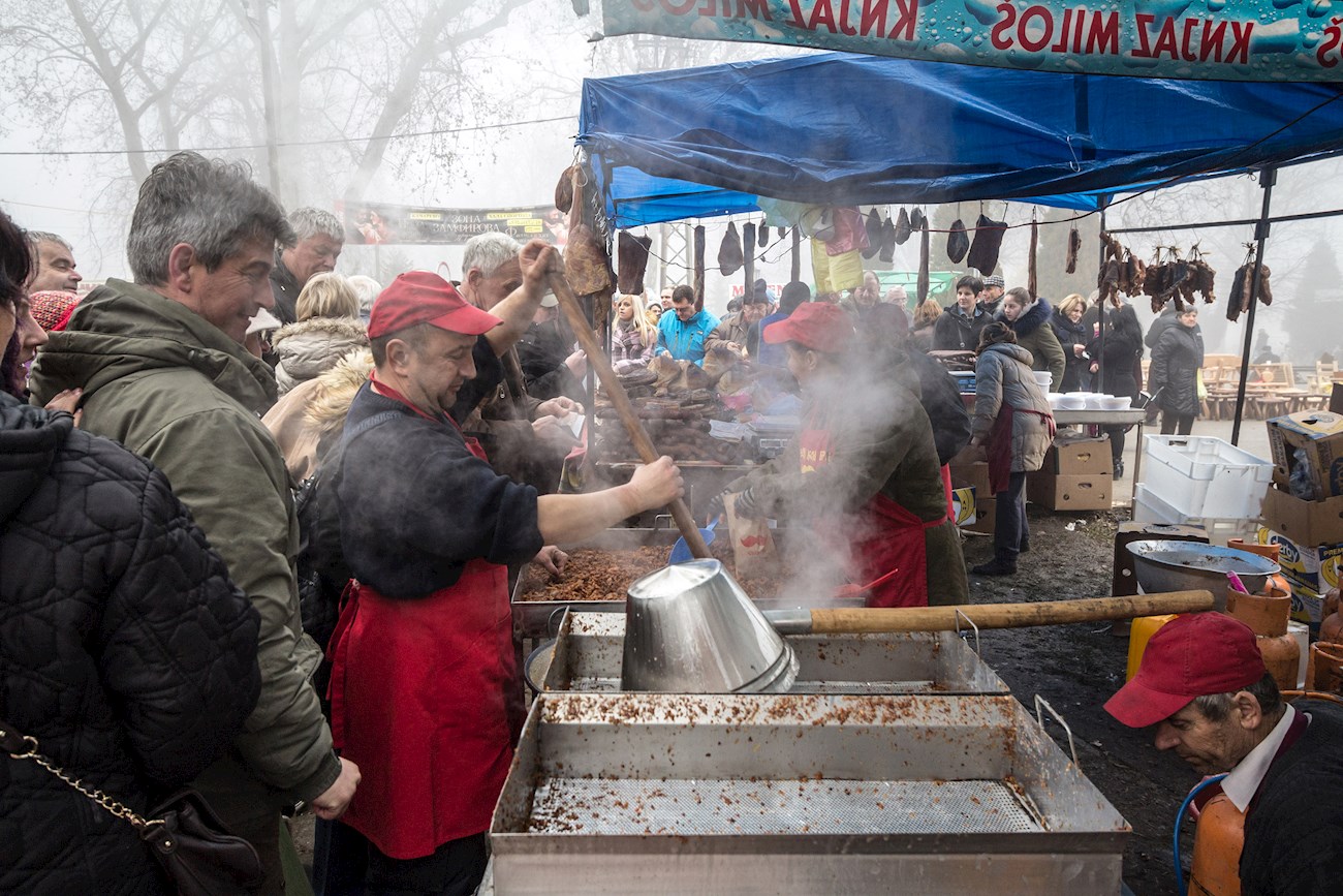Čvarci Local Pork Rinds From Croatia, Central Europe