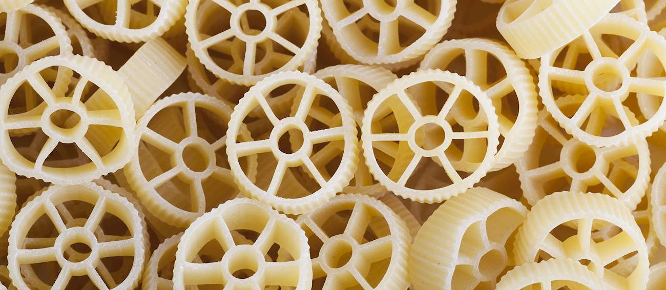 Rotelle Local Pasta Variety From Italy, Western Europe
