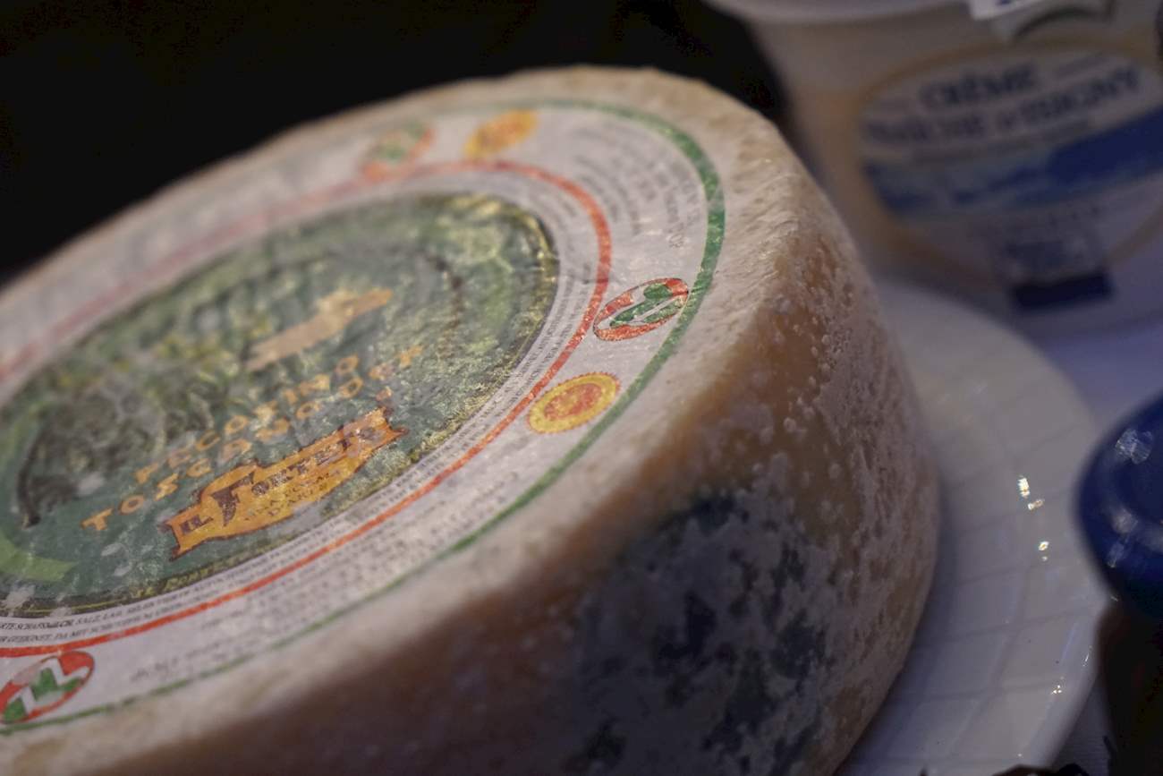 Pecorino Toscano Local Cheese From Tuscany, Italy