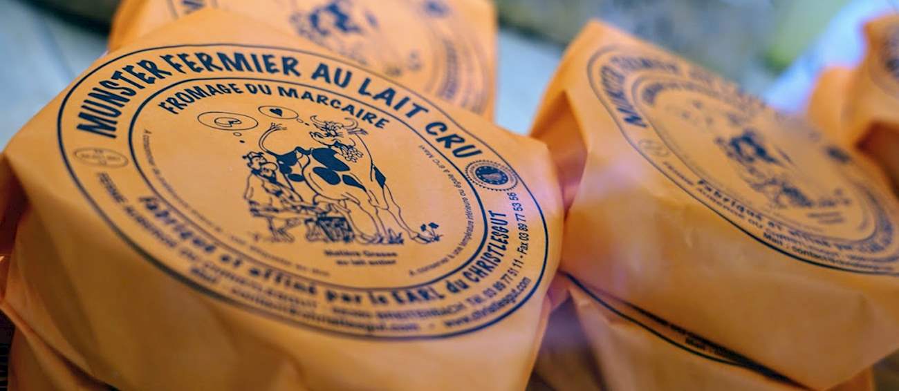 Munster Local Cheese From Munster, France