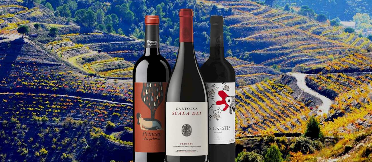 Priorat Local Wine Appellation From Province of Tarragona, Spain