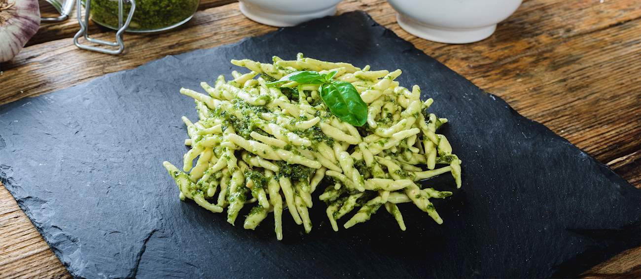 Trofie Local Pasta Variety From Liguria, Italy