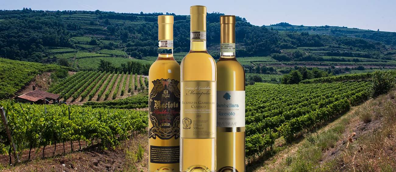 Recioto di Gambellara Local Wine Appellation From Province of Vicenza