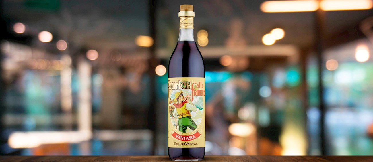 Punch Fantasia Local Liqueur From Muccia, Italy