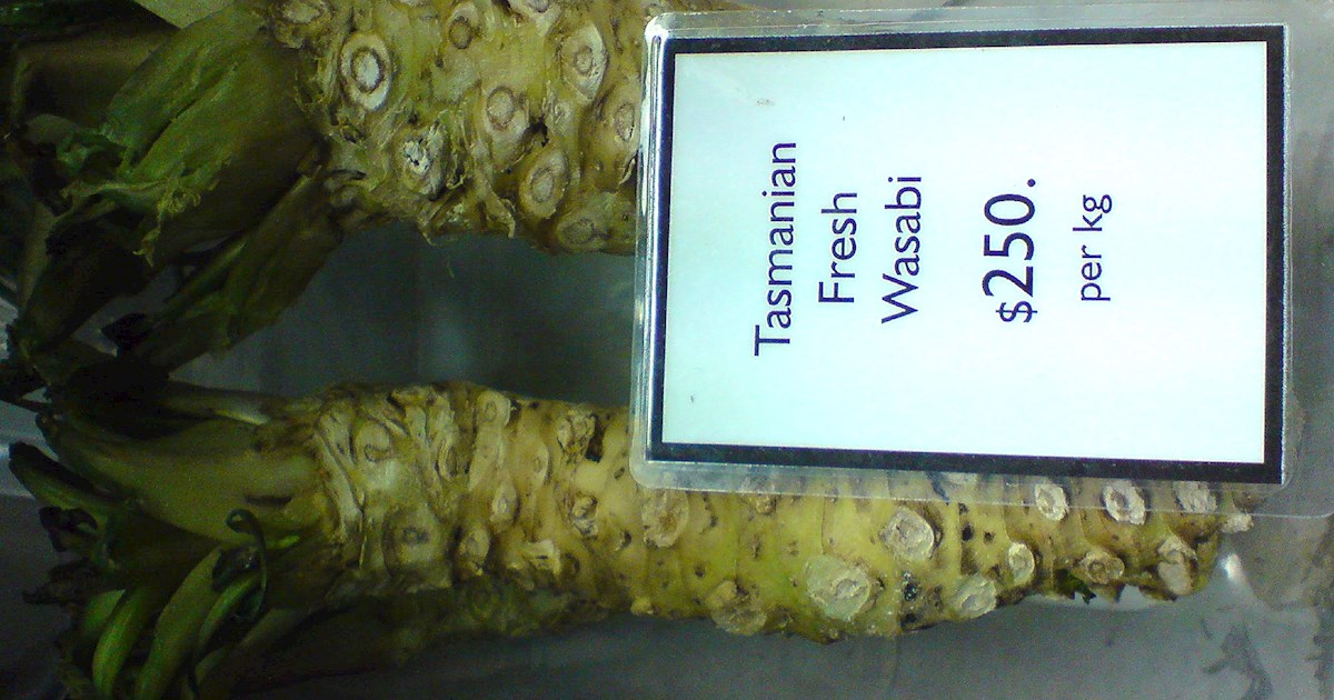 Tasmanian Wasabi Local Plant From Tasmania, Australia