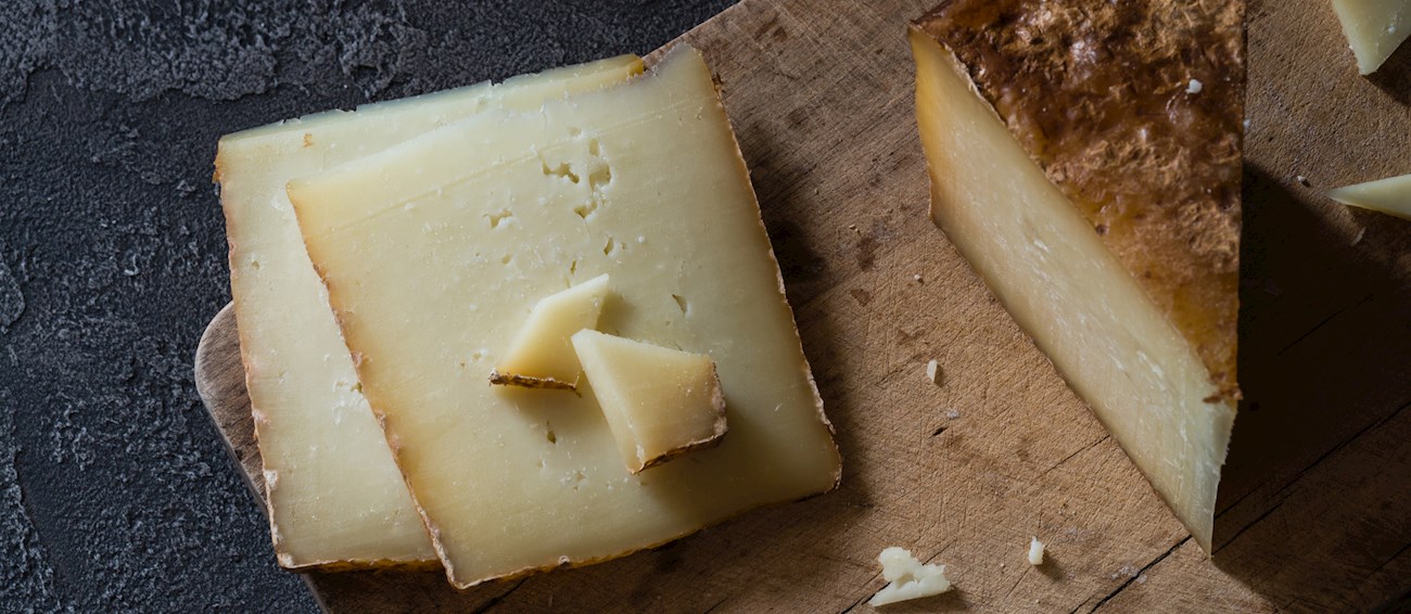 Pecorino Toscano Local Cheese From Tuscany, Italy