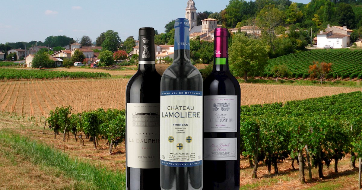 Fronsac Local Wine Appellation From Gironde, France
