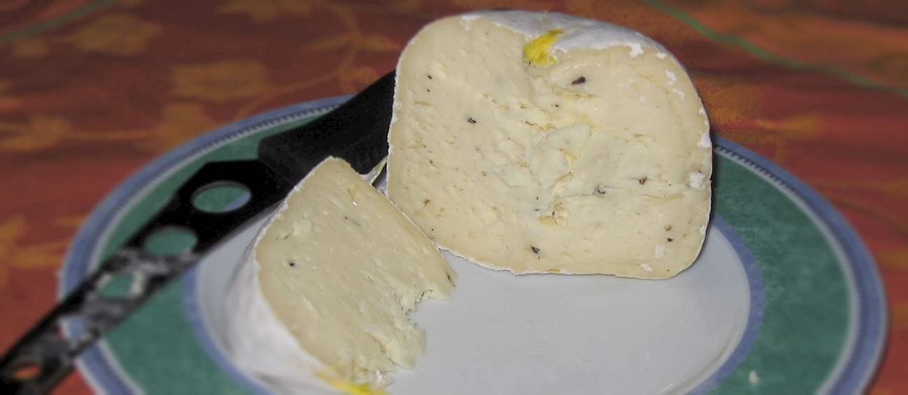 Gaperon Local Cheese From Auvergne France 