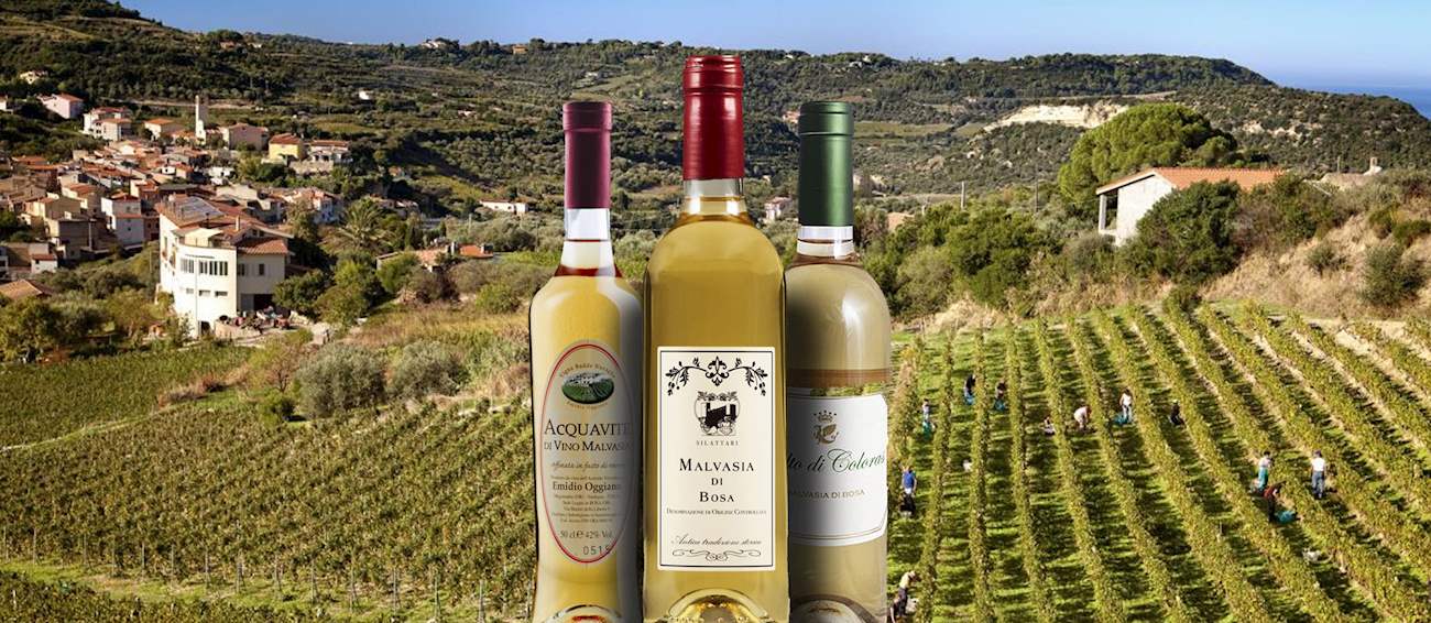 Malvasia di Bosa Local Wine Appellation From Sardinia, Italy