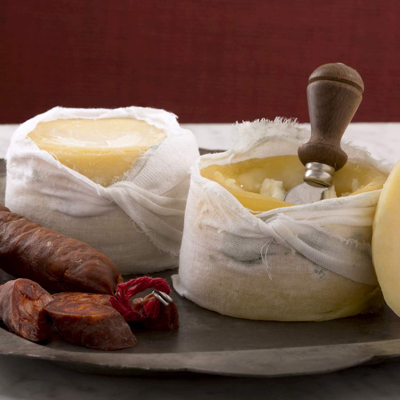 Zimbro Local Cheese From Castelo Branco District, Portugal