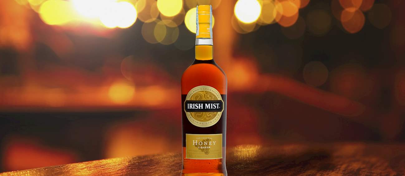 Irish Mist Honey Local Whisky Liqueur From Tullamore, Ireland