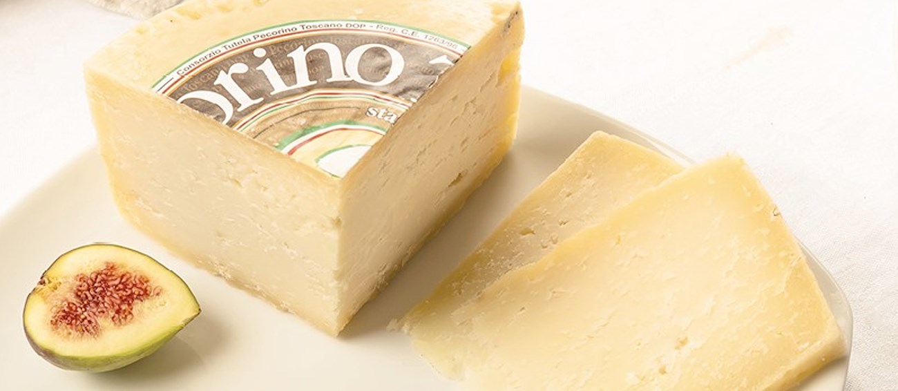 Pecorino Toscano Local Cheese From Tuscany, Italy