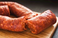 Mexican Chorizo Local Sausage Salami From Toluca Mexico