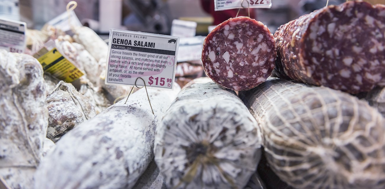 Genoa Salami Local Sausage/Salami From Genoa, Italy