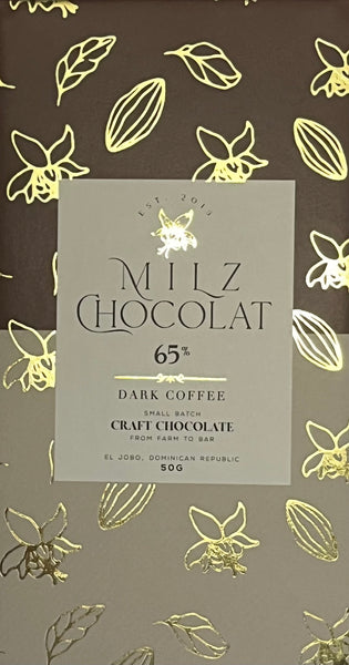 Milz Chocolat 65% Dark Chocolate Coffee - Best Gourmet Products