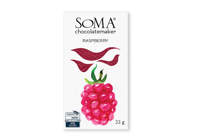 Soma Chocolatemaker Raspberry Bar - Best Gourmet Products | TasteAtlas