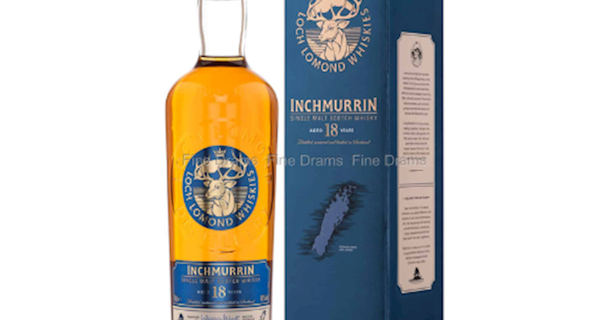 Loch Lomond Whiskies 18 Year Old Inchmurrin Single Malt Scotch